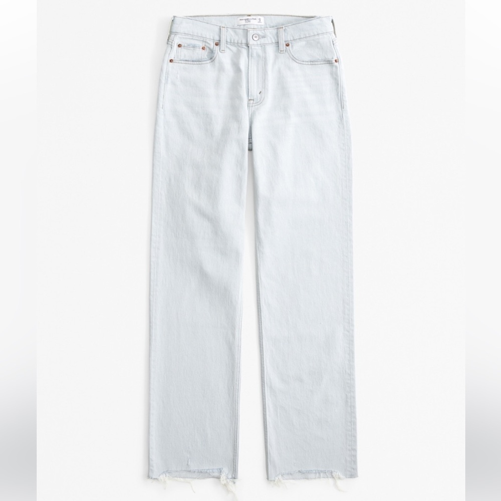 Abercrombie curve love low rise baggy jeans